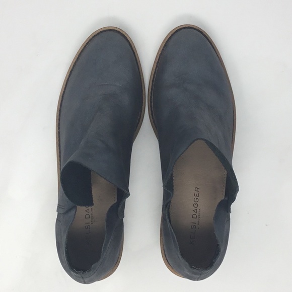 Kelsi Dagger Brooklyn Kenmare Ankle Boot Black Metallic - Picture 6 of 11